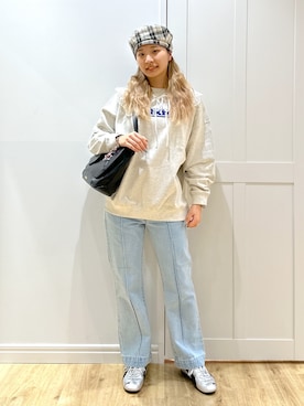 「アイテム（キーホルダー）」を使った、せいらさん（レディース・163cm）の夏コーディネート