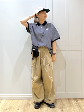 「アイテム（キャップ）」を使った、せいらさん（レディース・163cm・20代）の夏コーディネート