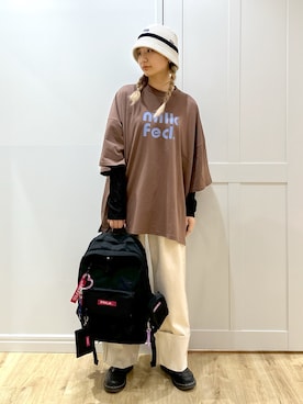 「アイテム（キーケース/キーアクセサリー）」を使った、せいらさん（レディース・163cm）の夏コーディネート