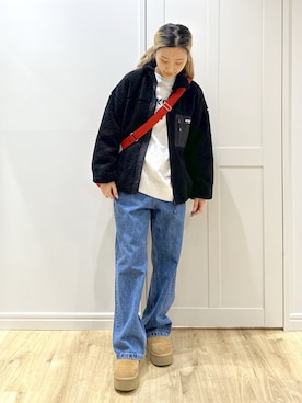 「UGG（アグ）のアイテム（ブーツ）」を使った、せいらさん（レディース・163cm）の秋コーディネート