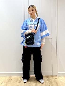 「アイテム（キーケース/キーアクセサリー）」を使った、せいらさん（レディース・163cm）の秋コーディネート