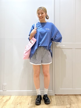 「アイテム（ポーチ）」を使った、せいらさん（レディース・163cm・20代）の夏コーディネート