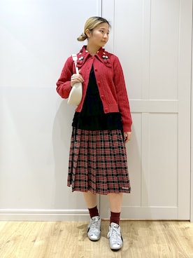 「アイテム（ポーチ）」を使った、せいらさん（レディース・163cm・20代）の秋コーディネート