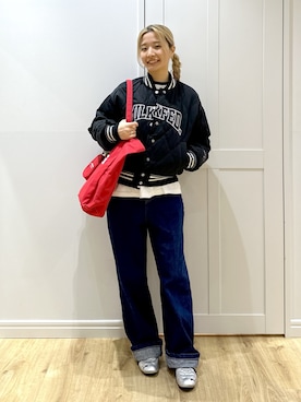 「アイテム（ポーチ）」を使った、せいらさん（レディース・163cm・20代）の冬コーディネート