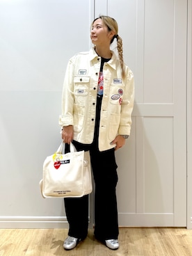 「秋服」｜「アイテム（ブルゾン）」を使った、せいらさん（レディース・163cm）の秋コーディネート