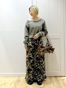 「HUNTER(ハンター)のアイテム」を使った、せいらさん(レディース・163cm)の秋コーディネート