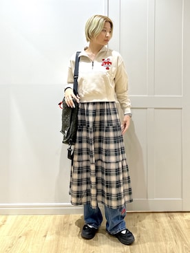 「HUNTER(ハンター)のアイテム」を使った、せいらさん(レディース・163cm)の秋コーディネート
