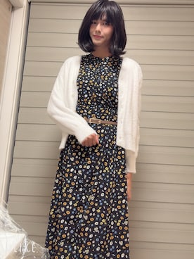 「Honeys（ハニーズ）のアイテム」を使った、ひかりさん（レディース・174cm）の春コーディネート