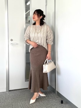 「キレイめコーデ」｜「アイテム（ハンドバッグ）」を使った、Yukaさん（レディース・162cm）の夏コーディネート