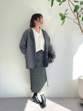 Yukaさん（骨格ストレート・レディース・162cm）の冬コーディネート