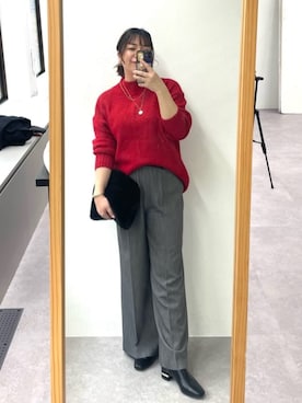 Yukaさん（骨格ストレート・レディース・162cm）の冬コーディネート