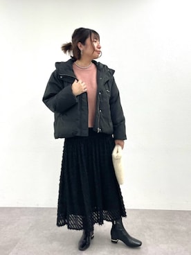 Yukaさん（骨格ストレート・レディース・162cm）の冬コーディネート