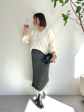 Yukaさん（骨格ストレート・レディース・162cm）の冬コーディネート