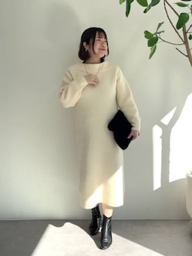 Yukaさん（骨格ストレート・レディース・162cm）の冬コーディネート