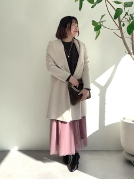 Yukaさん（骨格ストレート・レディース・162cm）の冬コーディネート