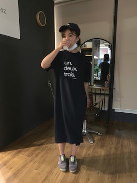 「ROXY（ロキシー）のアイテム（キャップ）」を使った、furxpuxmさん（レディース・157cm）の夏コーディネート