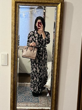 「GRACE CONTINENTAL（グレースコンチネンタル）のアイテム（バッグ）」を使った、kinakuroさん（レディース・168cm）の冬コーディネート