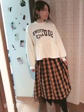 「アイリナ」｜ぱ～んさん（レディース・165cm）の冬コーディネート