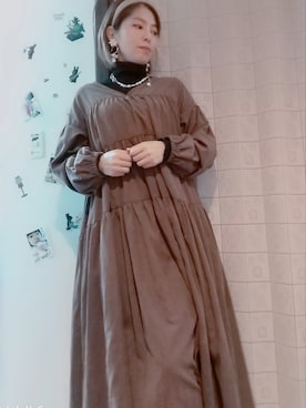 「アイリナ」｜ぱ～んさん（レディース・165cm）の冬コーディネート