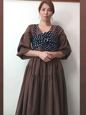 「アイリナ」｜ぱ～んさん（レディース・165cm）の秋コーディネート