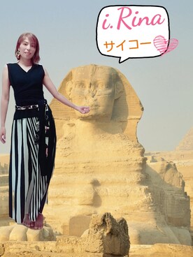 「i.Rina（アイリナ）のアイテム」を使った、ぱ～んさん（レディース・165cm）の秋コーディネート