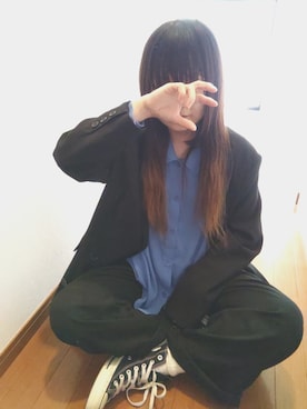 「H&M（エイチ・アンド・エム）のアイテム（その他アウター）」を使った、せのさん（レディース・149cm）の春コーディネート