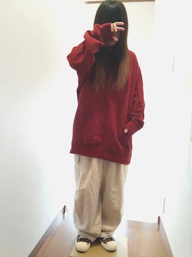 「メンヘラ」｜「アイテム（ピンク系）」を使った、せのさん（レディース・149cm）の春コーディネート