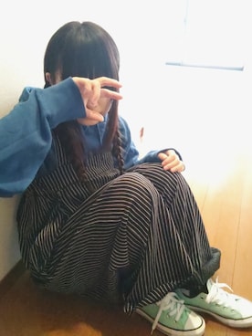 「ヒッコリー」｜「アイテム（その他）」を使った、せのさん（レディース・149cm）の冬コーディネート