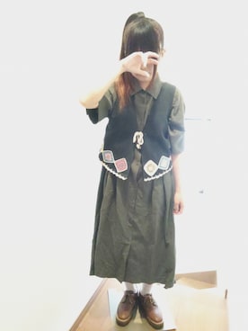 「dezert（デザート）のアイテム」を使った、せのさん（レディース・149cm）の秋コーディネート