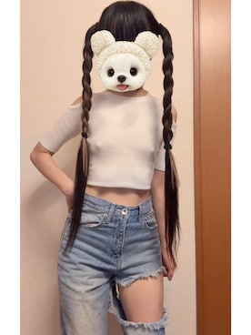 「ANAP（アナップ）のアイテム」を使った、せのさん（レディース・148cm）の夏コーディネート