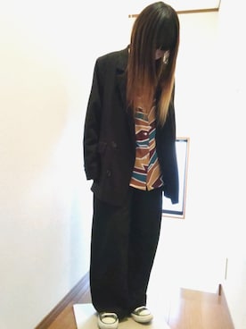 「H&M（エイチ・アンド・エム）のアイテム（その他アウター）」を使った、せのさん（レディース・149cm）の秋コーディネート