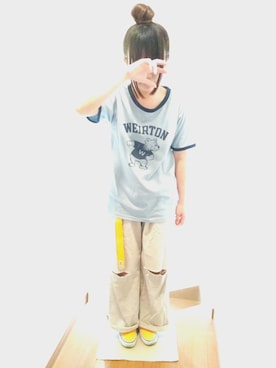 「Lee（リー）のアイテム（財布/小物）」を使った、せのさん（レディース・149cm）の夏コーディネート