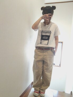 「I am I （アイアムアイ）のアイテム（トップス）」を使った、せのさん（レディース・149cm）の夏コーディネート