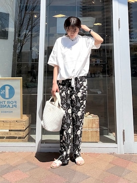 moeさん（レディース・159cm）の春コーディネート