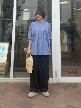 「かぐれ（カグレ）のアイテム」を使った、moeさん（レディース・159cm）の夏コーディネート