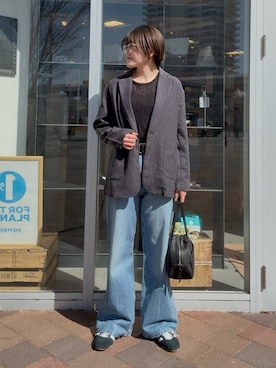 moeさん（レディース・159cm）の冬コーディネート