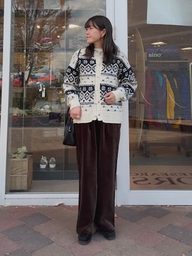 「かぐれ」｜moeさん（レディース・159cm）の秋コーディネート