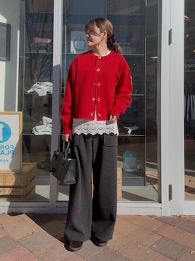 「アイテム（その他シューズ）」を使った、moeさん（レディース・159cm）の冬コーディネート