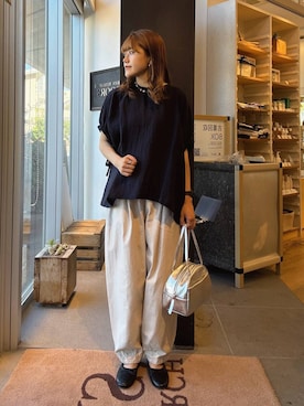 「doors」｜「アイテム（バレエシューズ）」を使った、moeさん（レディース・159cm）の夏コーディネート