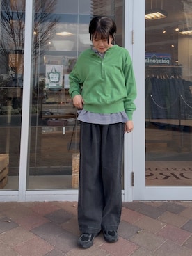 moeさん（レディース・159cm）の冬コーディネート