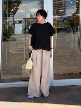 「かぐれ（カグレ）のアイテム」を使った、moeさん（レディース・159cm）の夏コーディネート