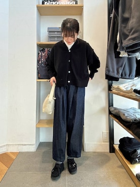 「MARCO BIANCHINI（マルコビアンチーニ）のアイテム」を使った、moeさん（レディース・159cm）の冬コーディネート