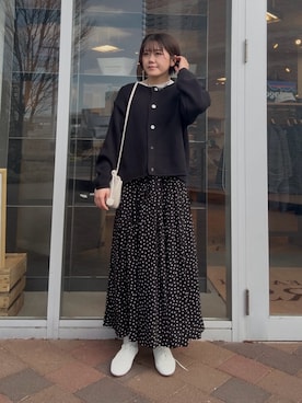 moeさん（レディース・159cm）の冬コーディネート