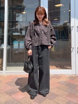 「アイテム（レインシューズ）」を使った、moeさん（骨格ウェーブ・レディース・159cm）の秋コーディネート
