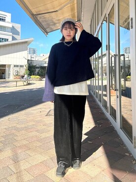 moeさん（レディース・159cm）の秋コーディネート