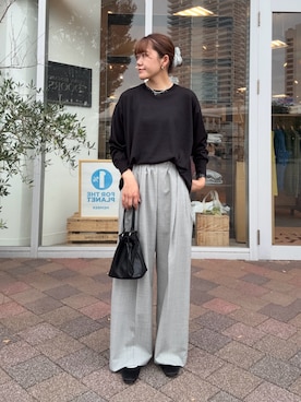 moeさん（レディース・159cm）の秋コーディネート