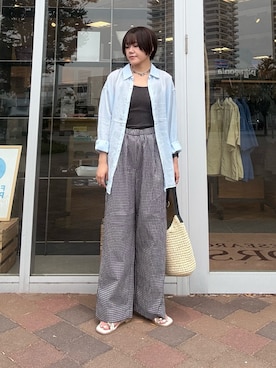 moeさん（レディース・159cm）の夏コーディネート