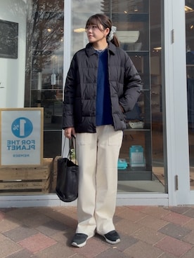 「doors」｜「アイテム（その他アウター）」を使った、moeさん（レディース・159cm）の秋コーディネート