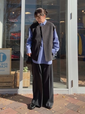 「かぐれ」｜moeさん（レディース・159cm）の秋コーディネート