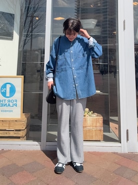 moeさん（レディース・159cm）の春コーディネート